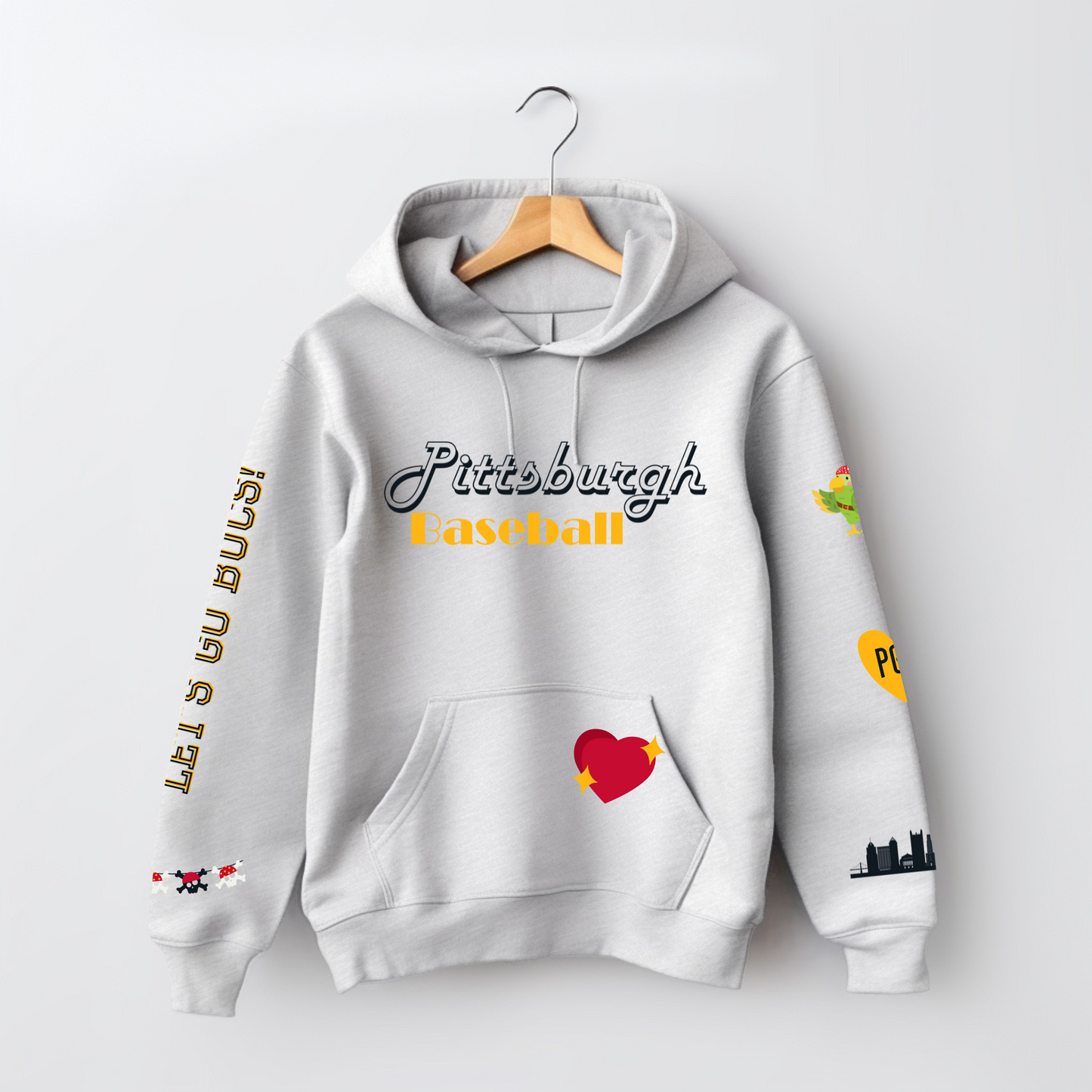 Pittsburgh Retro Baseball Sweatshirt