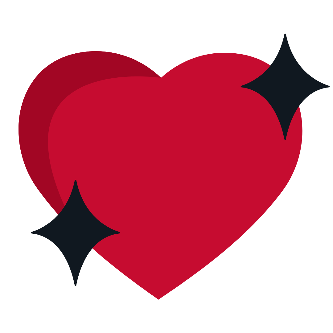 Add Heart with Stars