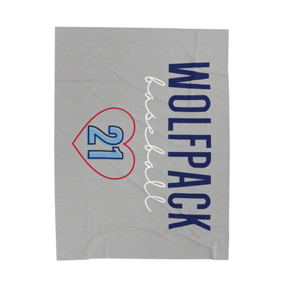 Wolfpack Baseball Blanket