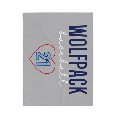 Wolfpack Baseball Blanket