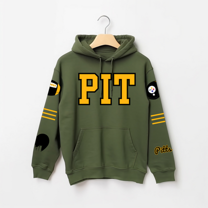 PIT Varsity Football Crewneck and Hoodie