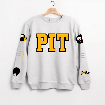 PIT Varsity Football Crewneck and Hoodie