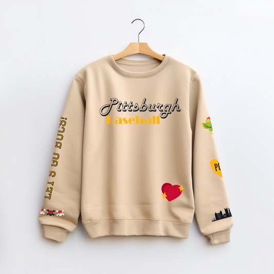 Pittsburgh Retro Baseball Sweatshirt